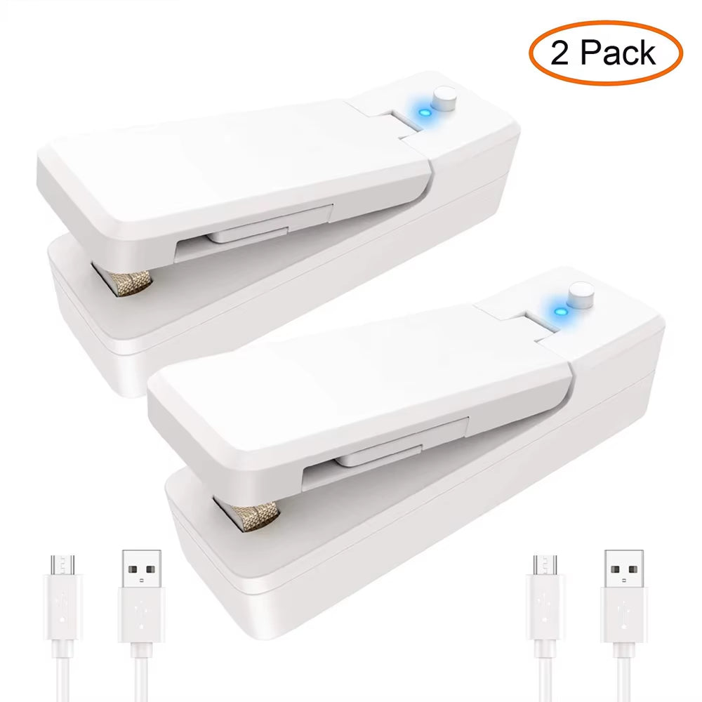 Scelleur de Sacs 2-en-1 : Fraîcheur Longue Durée