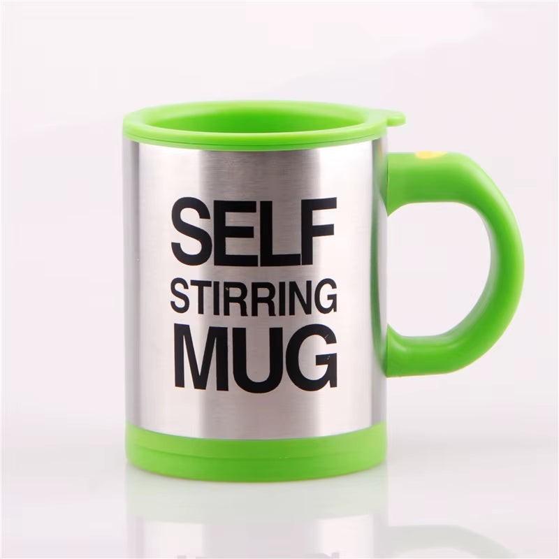 Mug 400Ml Electric Mixing Cup Lazy Automatic Self Stirring Coffee Milk Drink Mug Blender Stainless Steel with Lid Gift Box